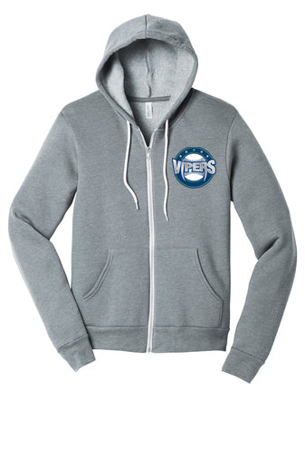 Vipers Bella Canvas Full Zip Hoodie