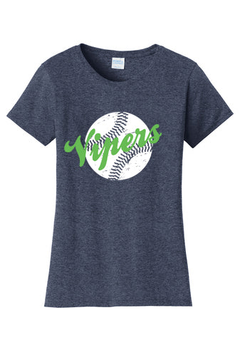 Port and Co Ladies Softball Tee