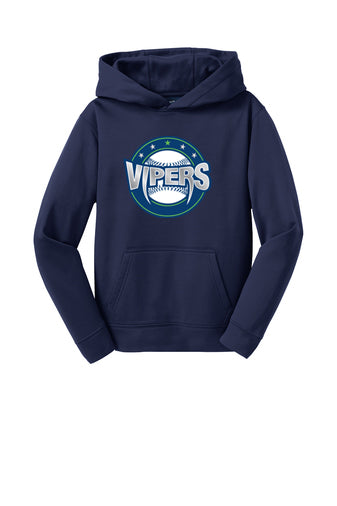 Vipers Sport Tek Hoodie (Gray, Navy, or Lime)