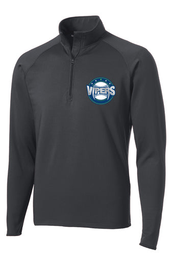 Vipers Mens Quarter Zip Tech Pullover