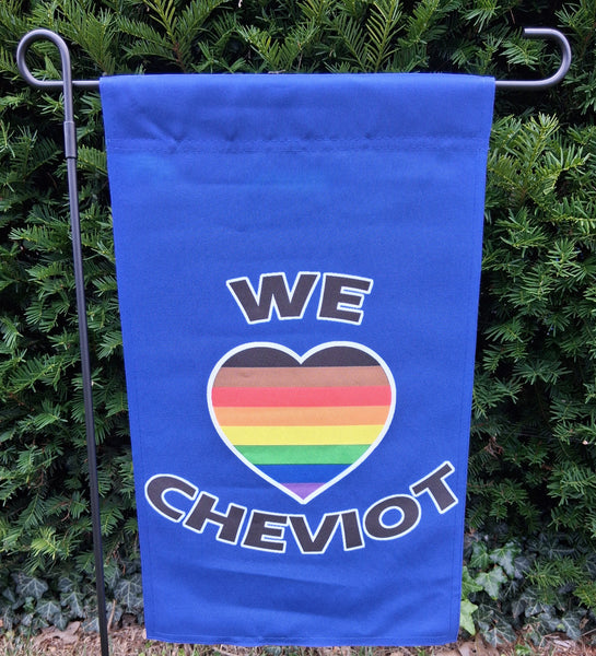 We Heart Cheviot Garden Flag