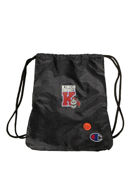 Kings Knights Champion Cinch Bag Heather Black