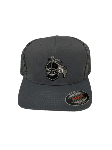 Kings Silver Helmet Grey Flexfit Baseball Cap - Small/Medium