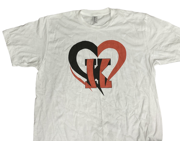 Cincinnati Football K-Heart tee Large