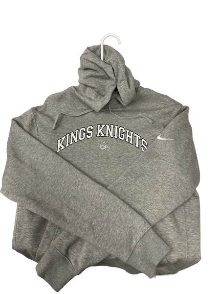 Arched Kings Knights Nike Club Fleece Sleeve Swoosh Pullover Hoodie Small