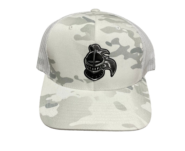 Kings Silver Helmet White Camo Flexfit Baseball Cap