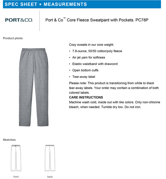 2026-2027 Kings Volleyball Fleece Sweatpants with Pockets