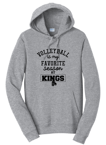 Volleyball Is My Favorite Season At Kings Hooded Sweathshirt