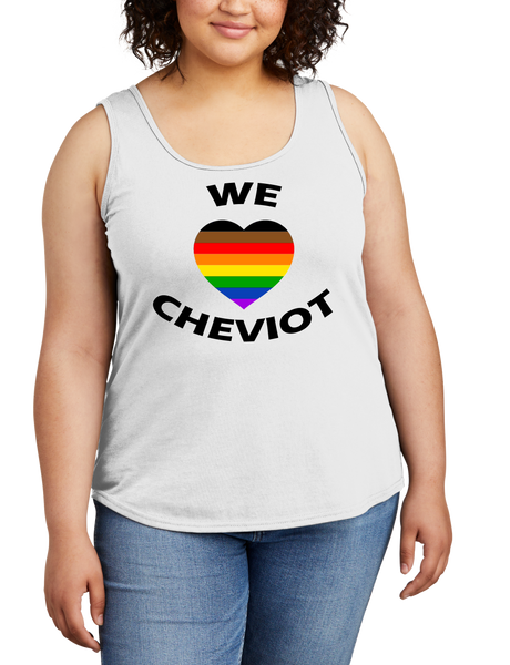 We Heart Cheviot Pride Tie Dye Women's Tank Top