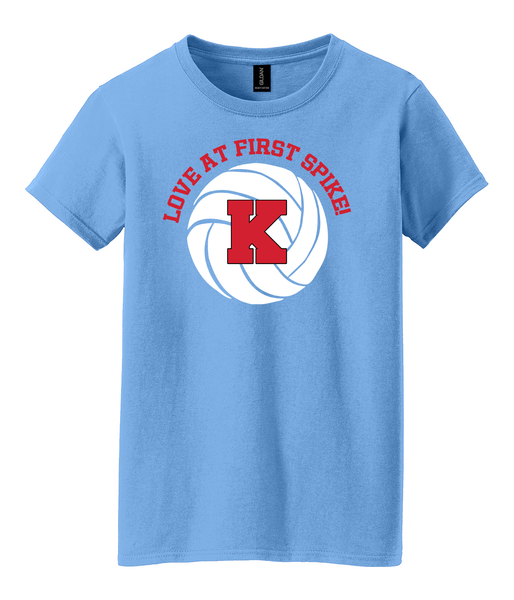 Kings Volleyball Women's Carolina Blue tees