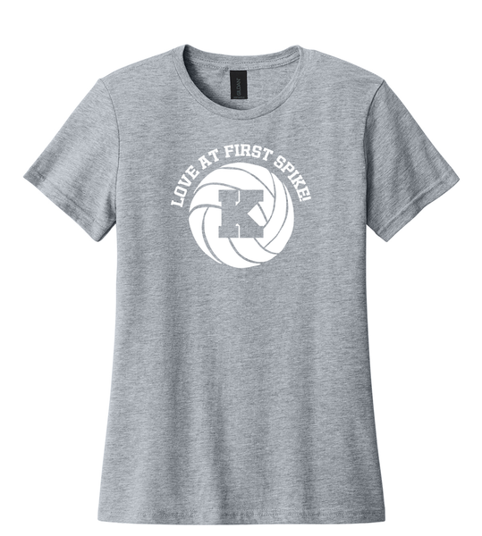 Volleyball Love at First Spike Women's Tshirt