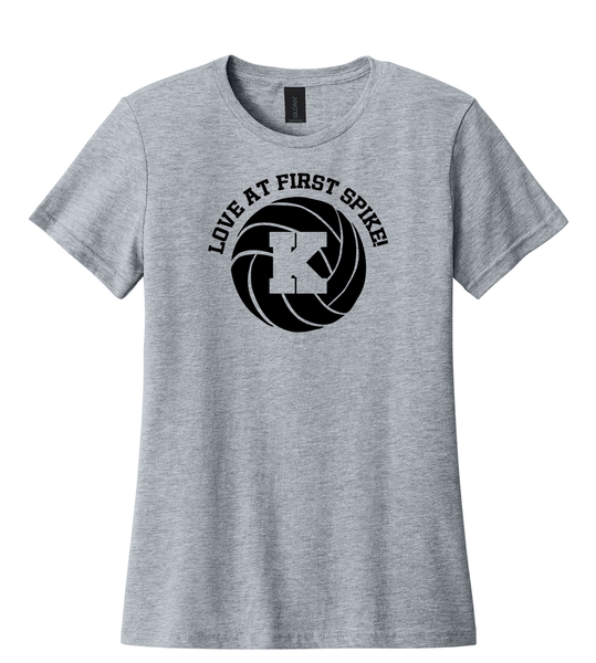 Volleyball Love at First Spike Women's Tee