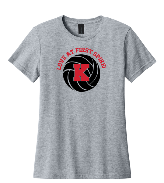 Volleyball Love at First Spike Women's Tee