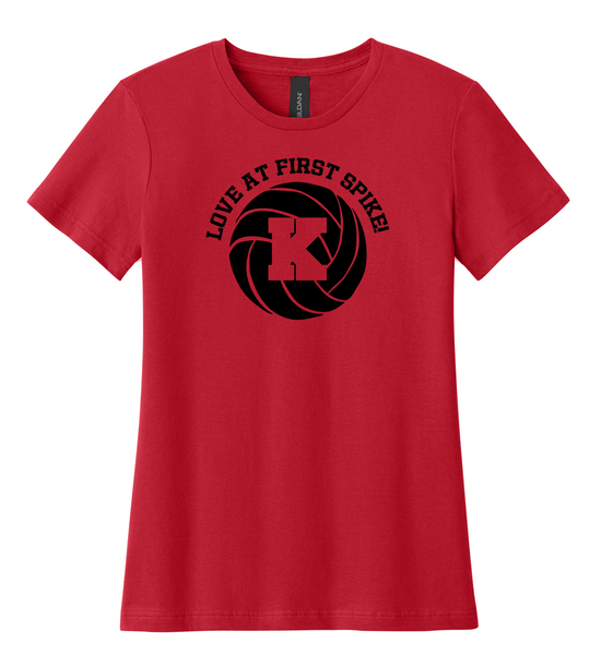 Volleyball Love at First Spike Women's Tee