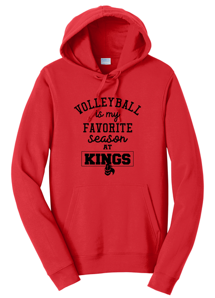 Volleyball Is My Favorite Season At Kings Hooded Sweathshirt