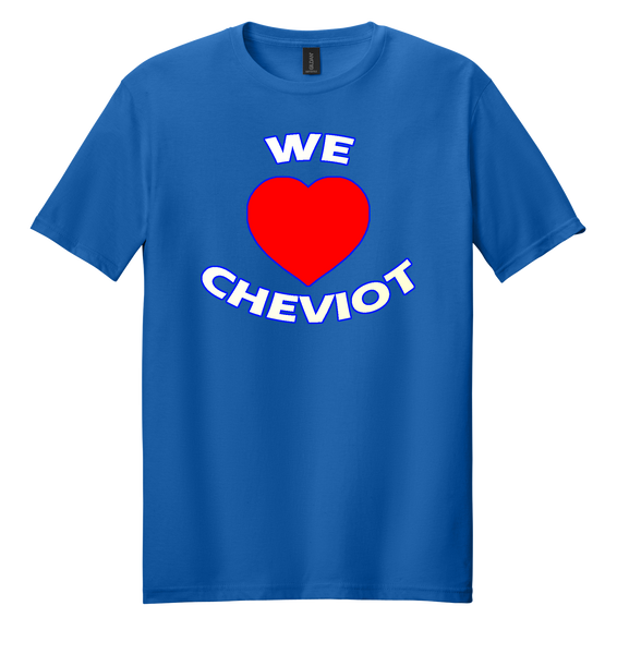 We Heart Cheviot Red, White, and Blue! Tee Adult