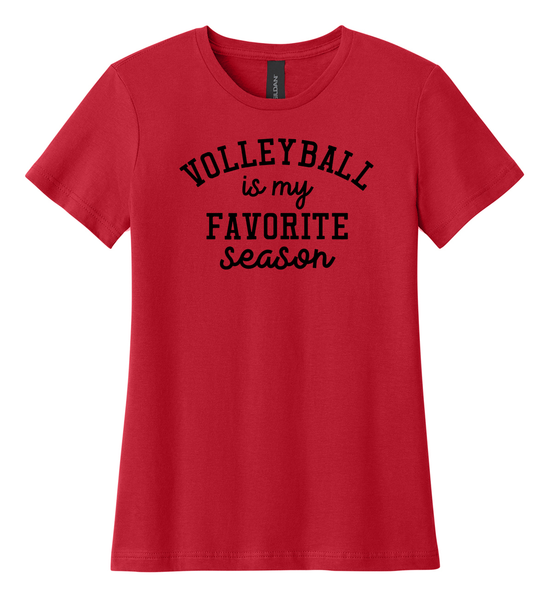 Volleyball Is My Favorite Season Women's Tee