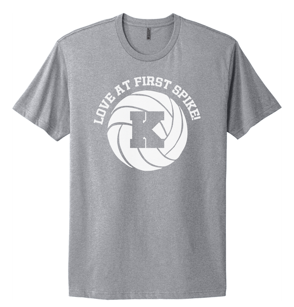 Kings Volleyball love at First Spike Unisex Tee
