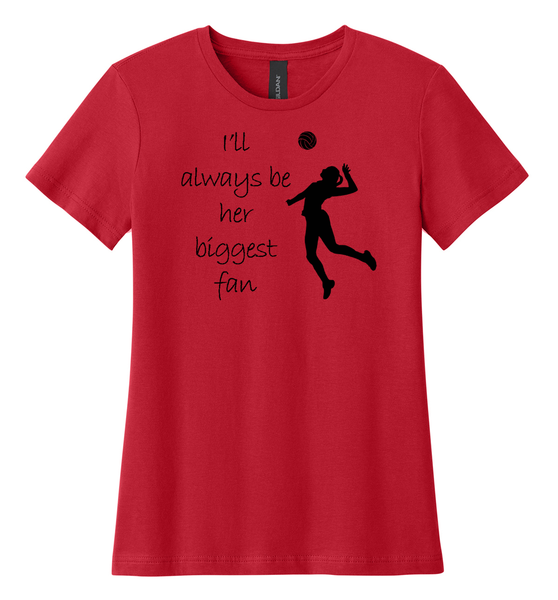 Volleyball Biggest Fan Women's Tee