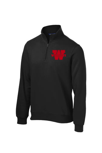 Wyandot 1/4 Zip Sweatshirt ( choose black or gray)