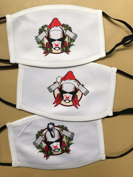 Warriors Christmas Face Coverings