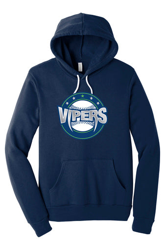 Vipers Bella Canvas Hoodie with Badge Logo