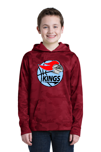 KBA  Youth CamoHex Fleece Hooded Pullover